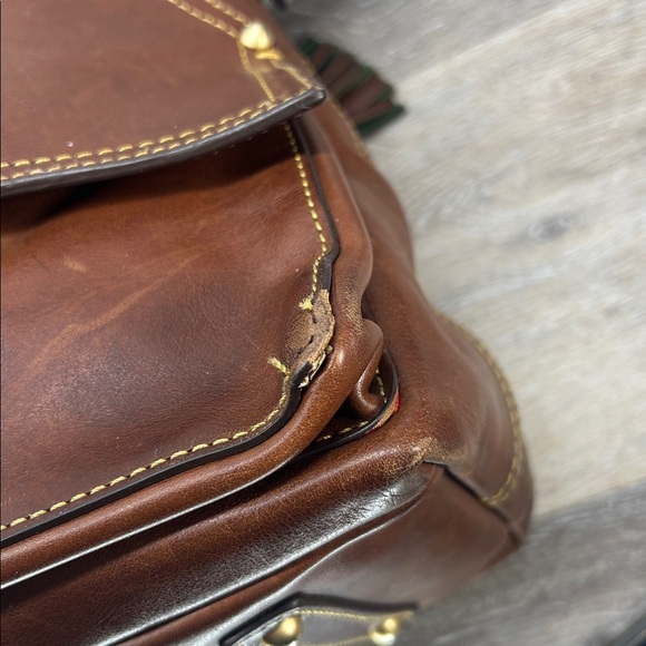 DOONEY & BOURKE LARGE BROWN FLORENTINE - Picture 13 of 16